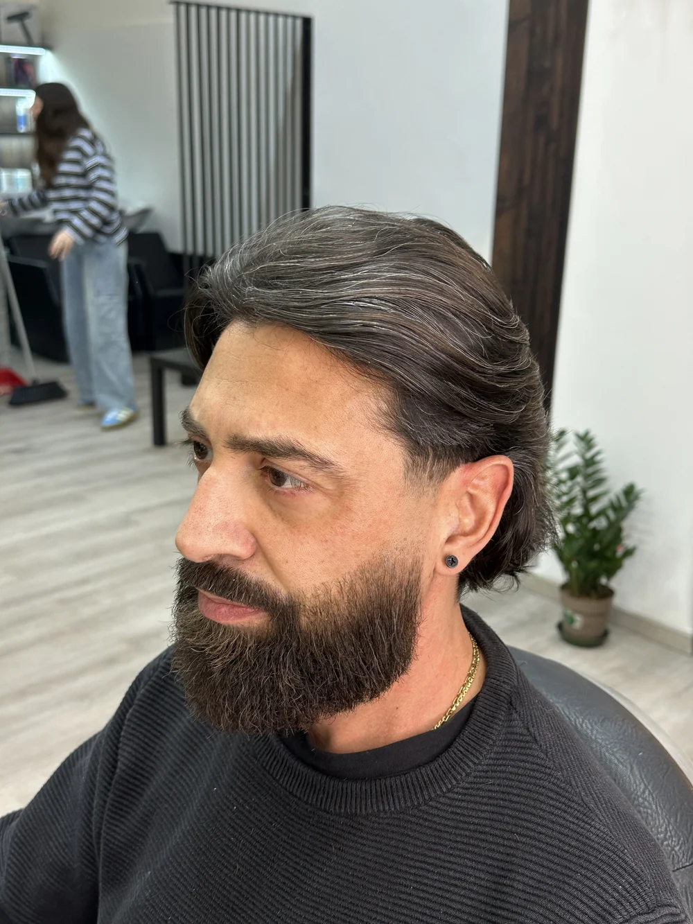 Barba Sartoriale con Panno Caldo